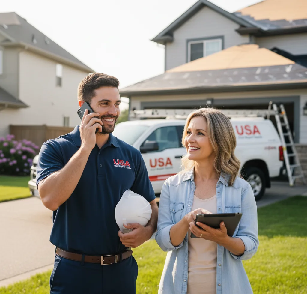 USA Roof Repair Experts customer support in East Saint Louis